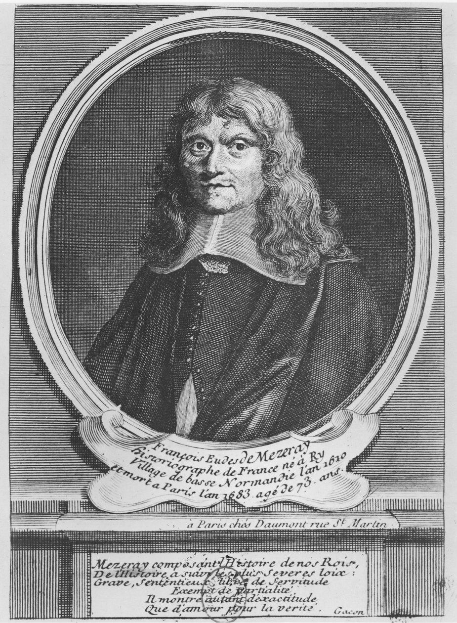 François Eudes de Mézeray (grabado) de French School