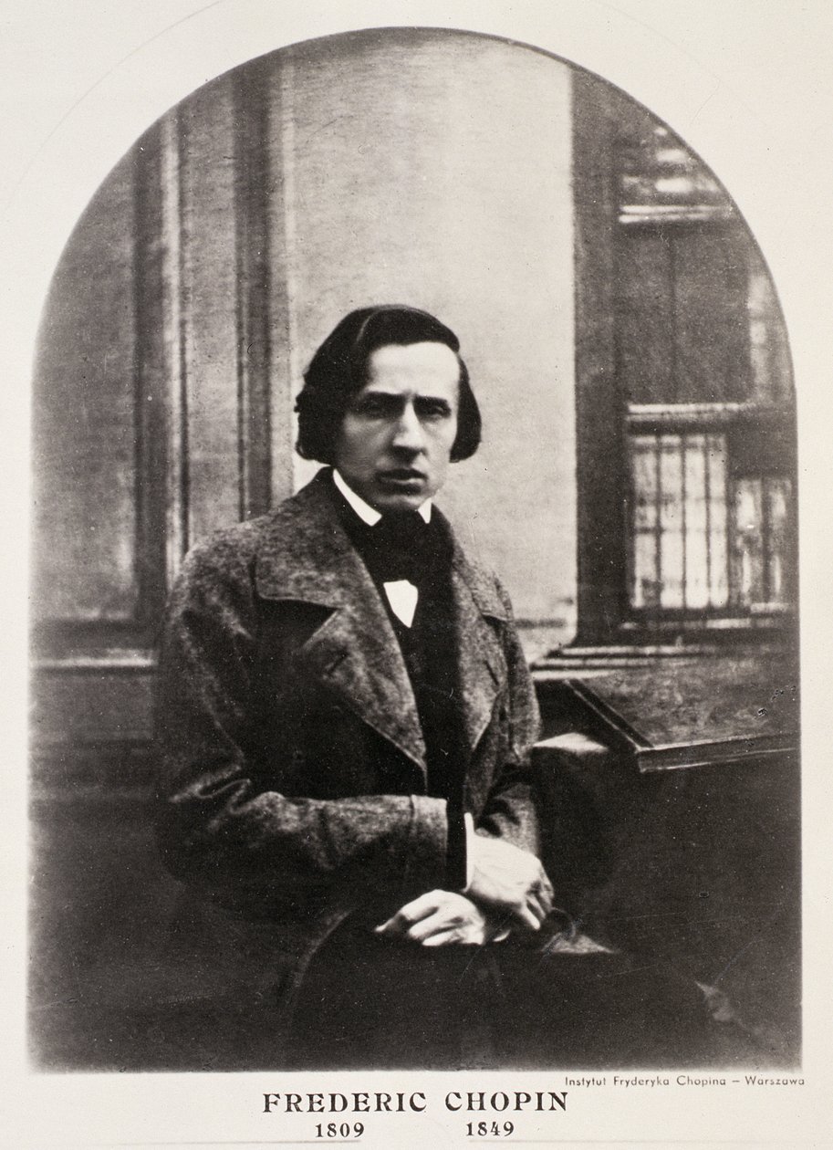 Frédéric Chopin (1810-49) (fotograbado) de French School