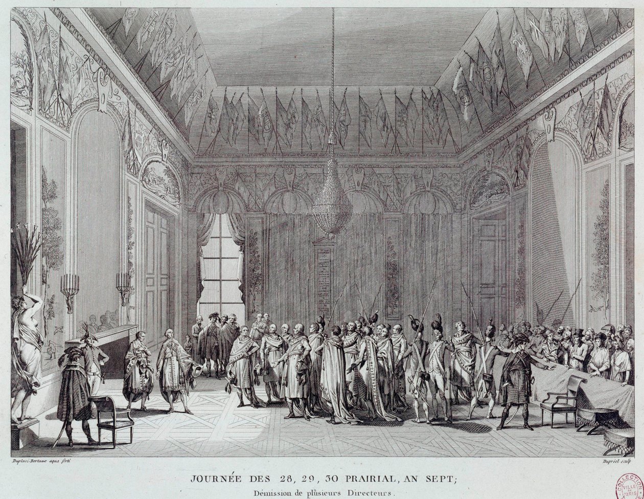 Revolución Francesa: los días 28, 29 y 30 de Prairial del año VII que llevaron, el 18/06/1799, al golpe de estado de Abate Emmanuel-Joseph Sieyès (1748-1836) de French School