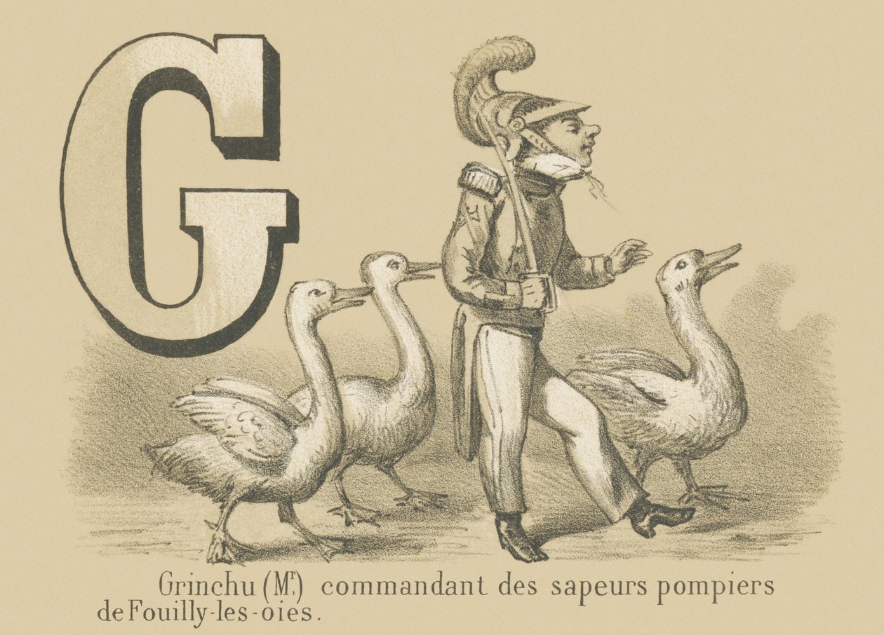 Grinchu (Sr) comandante de la brigada de bomberos de Fouilly-les-Oies de French School