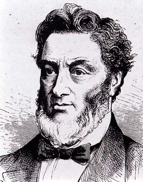 Gabriel-Claude-Jules Favre (1809-1880) Político Francés (grabado) de French School