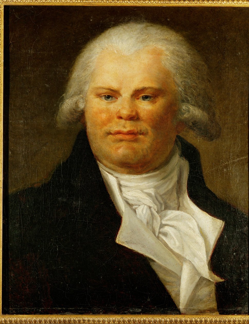 Georges Jacques Danton, poeta y revolucionario, ejecutado ... de French School