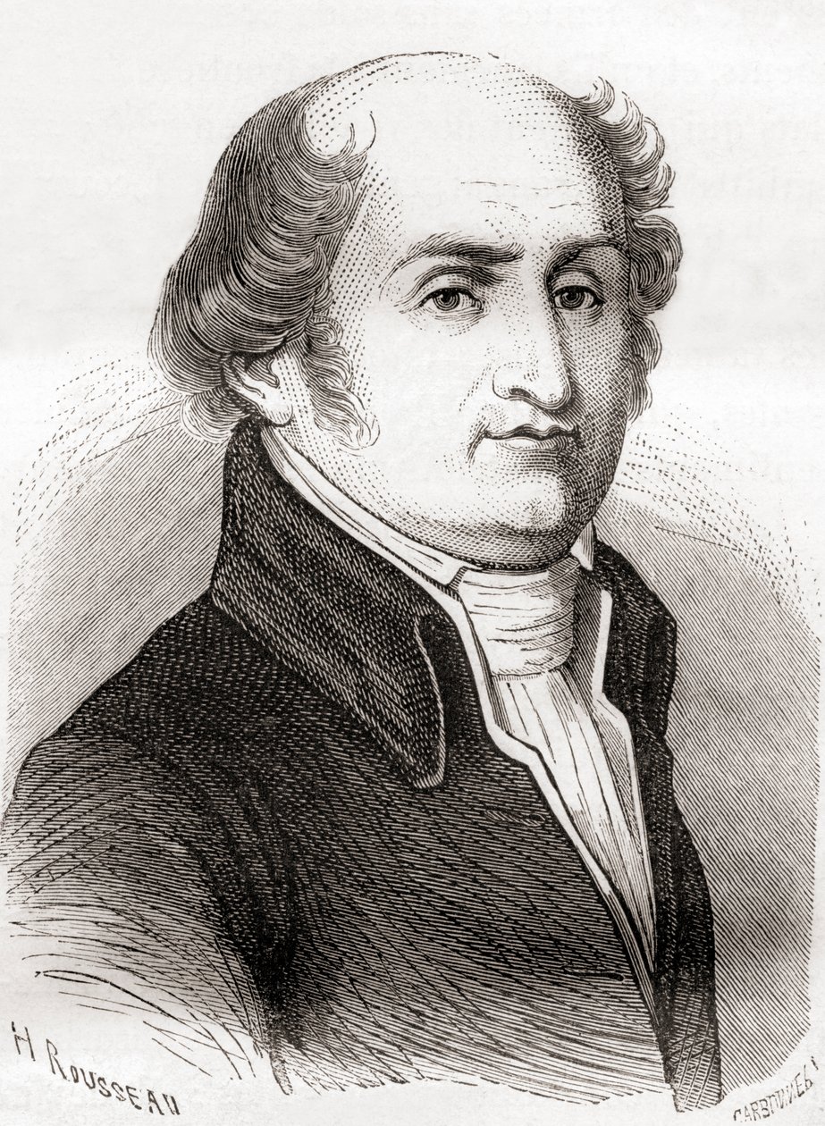 Gilbert Romme, de Les Merveilles de la Science, publicado hacia 1870 (grabado) de French School