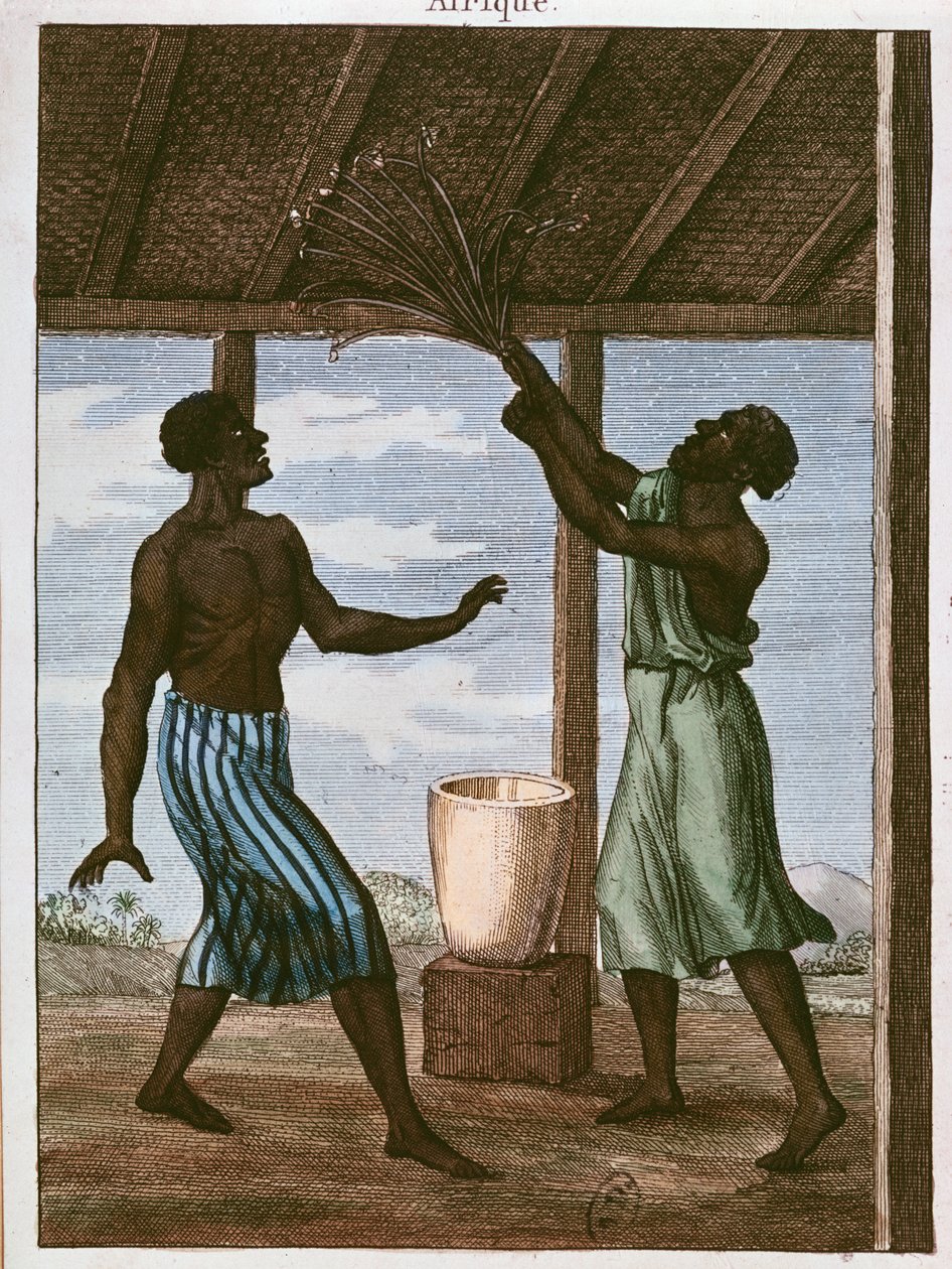 Consultando su destino, Costa de Oro, 1812 de French School