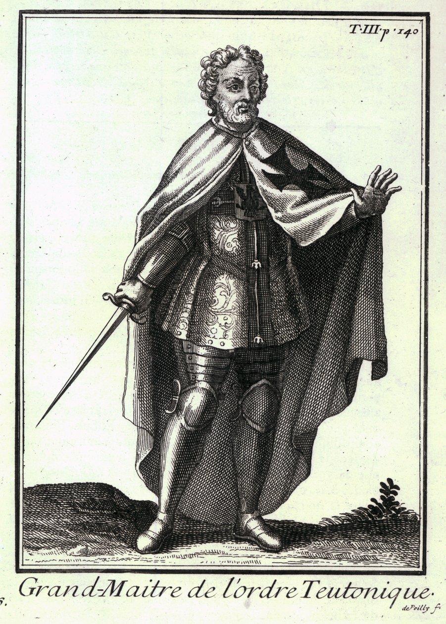 Gran Maestro de la Orden Teutónica, una ilustración de 