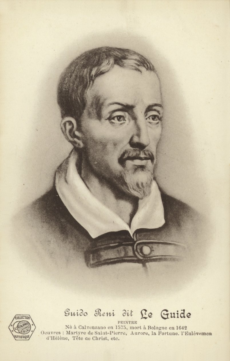 Guido Reni, pintor italiano (litografía) de French School