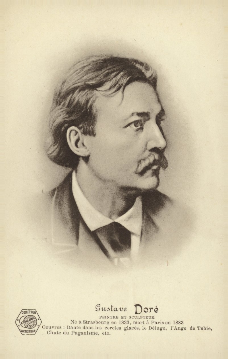 Gustave Dore, artista e ilustrador francés (litografía) de French School