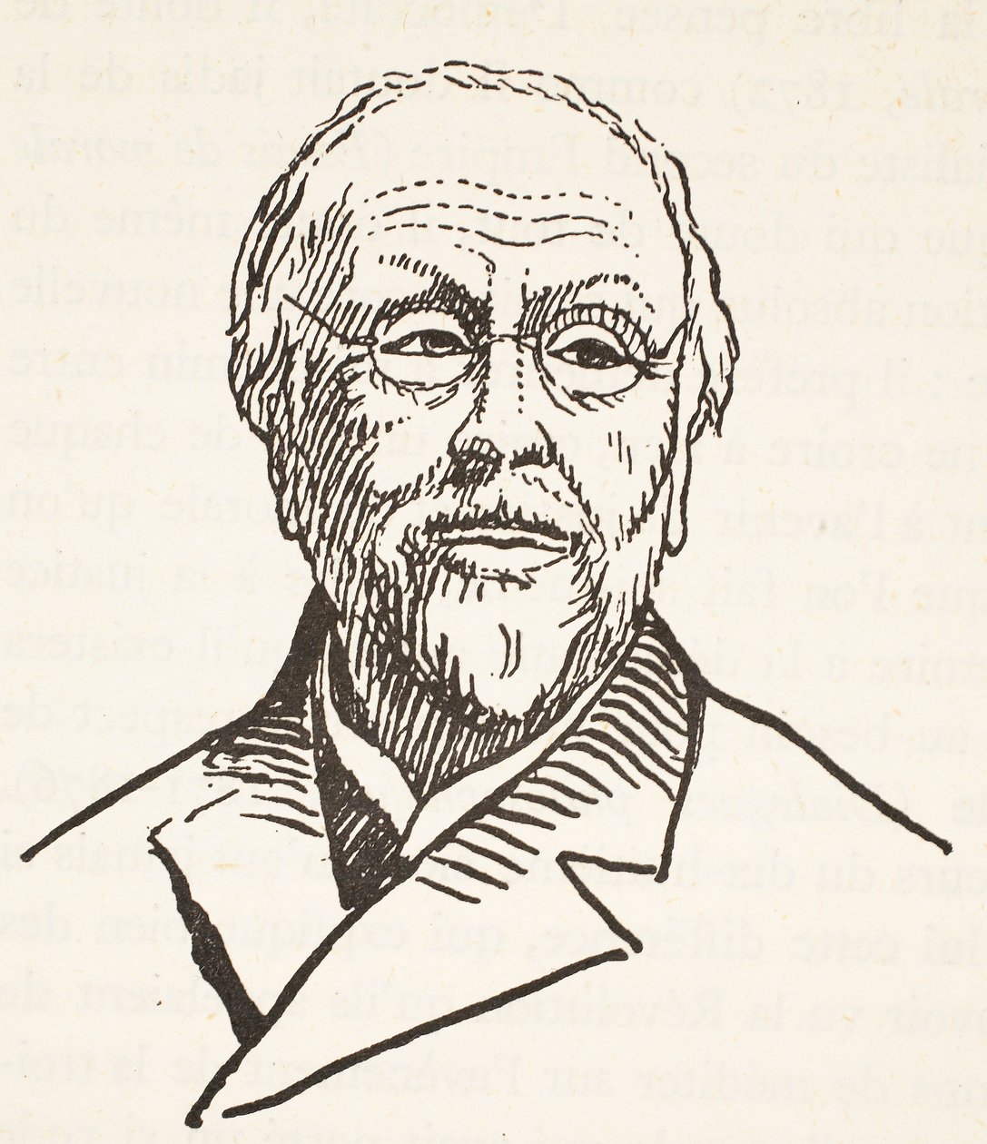 H. Taine, ilustración de Histoire de la Nation Francaise, Ciencias, Volúmenes I y II, por Gabriel Hanotaux (1853-1944), 1924 de French School