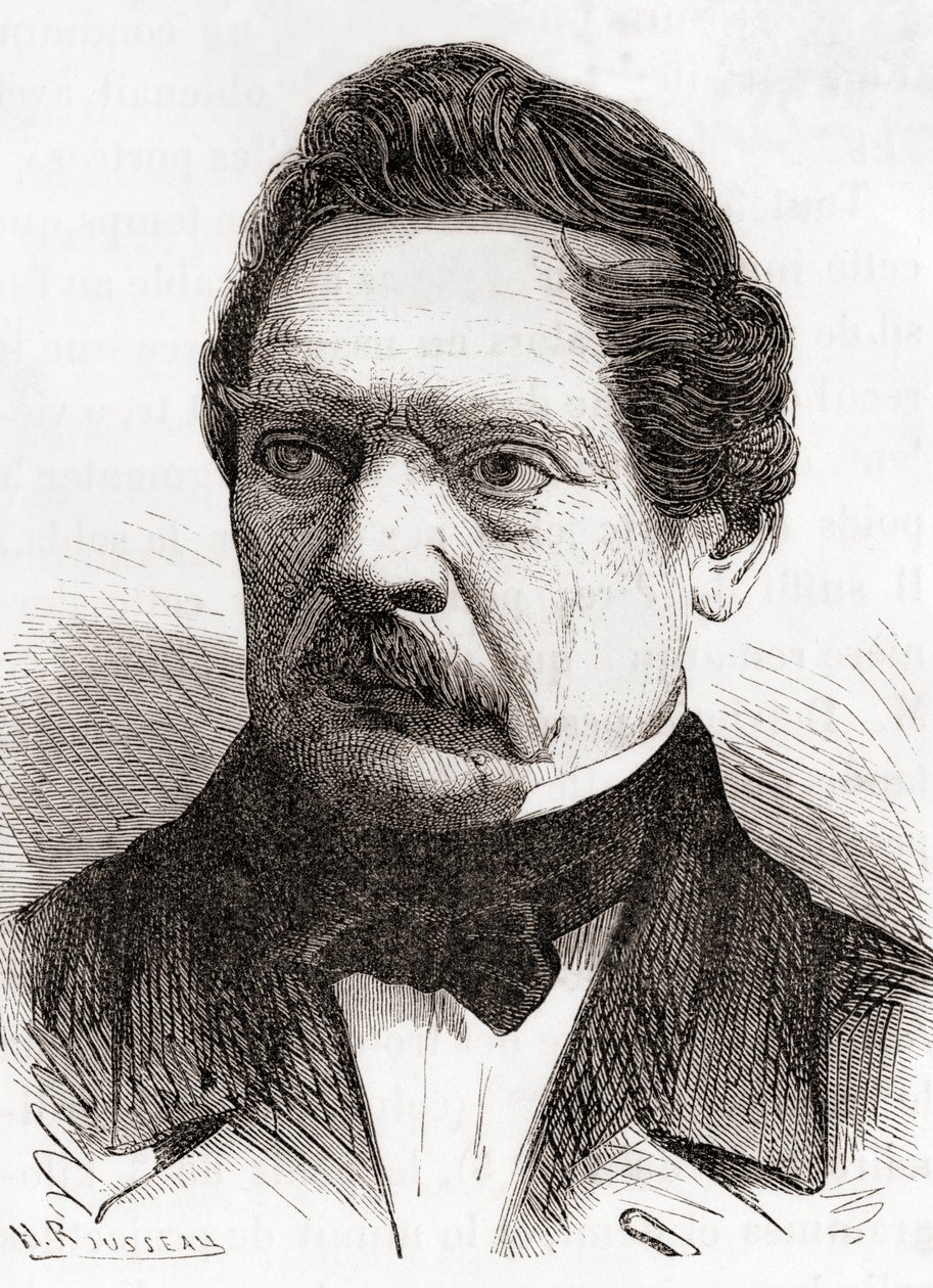 Henri-Gustave Delvigne, de Les Merveilles de la Science, publicado c.1870 de French School