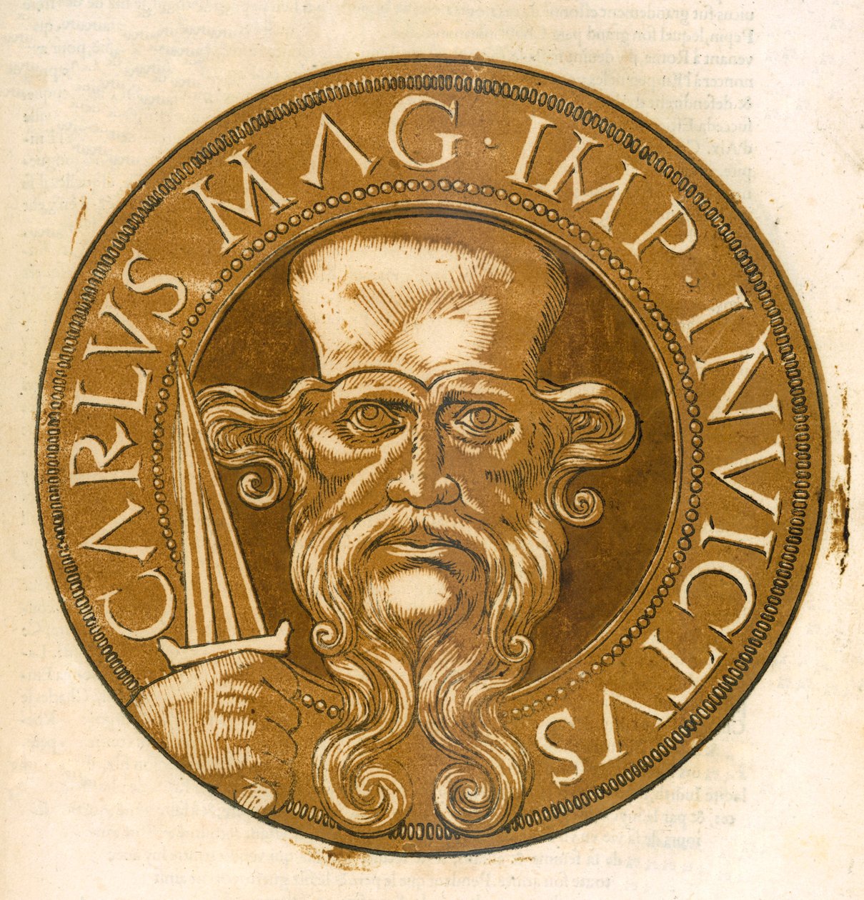 Emperador del Sacro Imperio Romano Carlomagno de French School