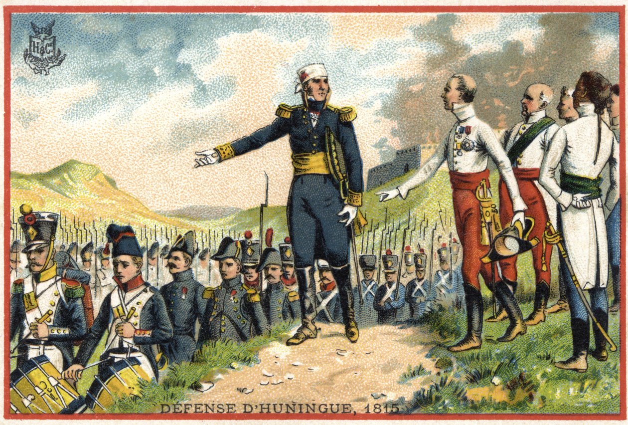 Defensa de Huningue en 1815 de French School