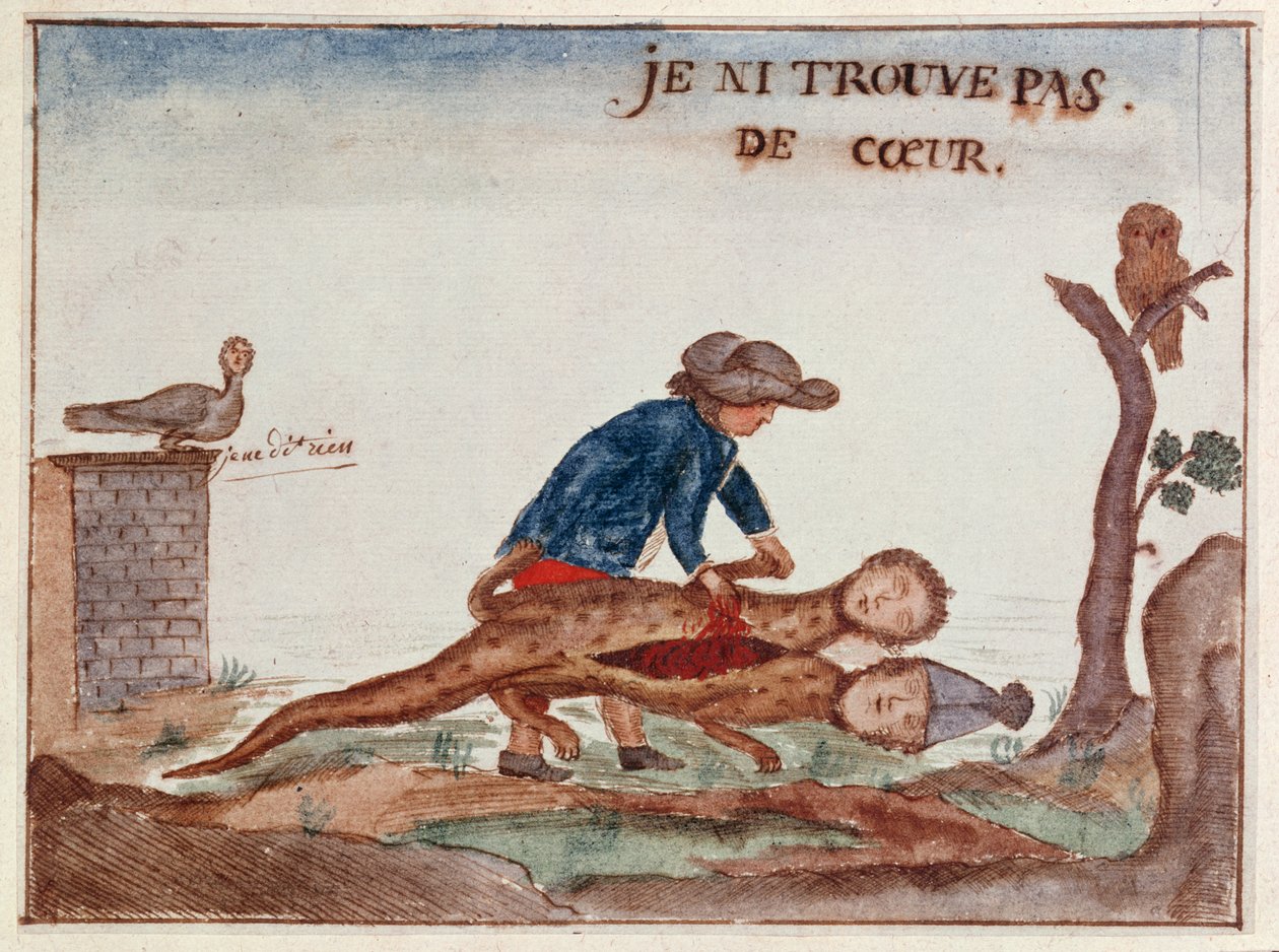 No puedo encontrar ningún corazón, 1789 de French School