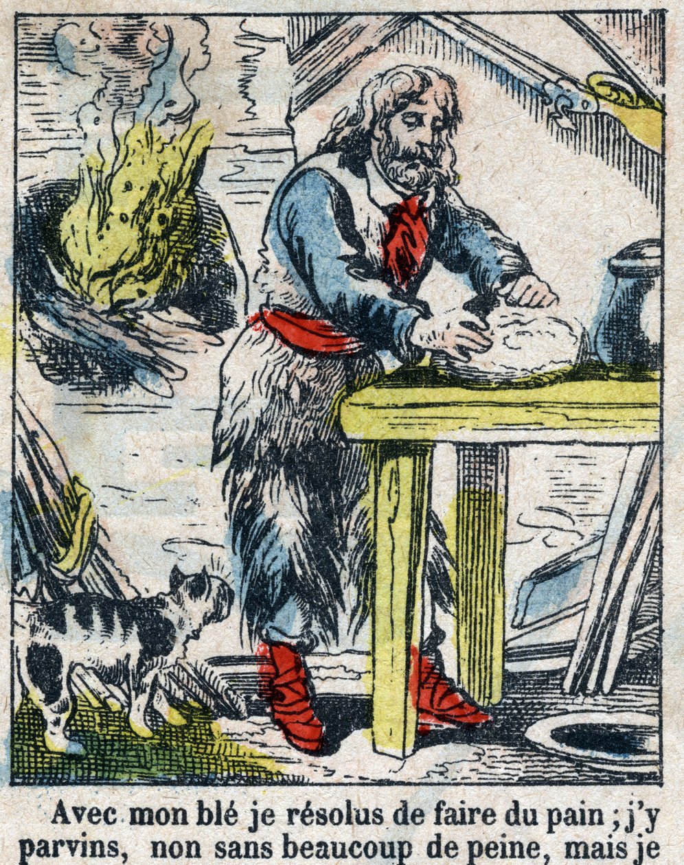 Ilustración para el libro de Daniel Defoe 