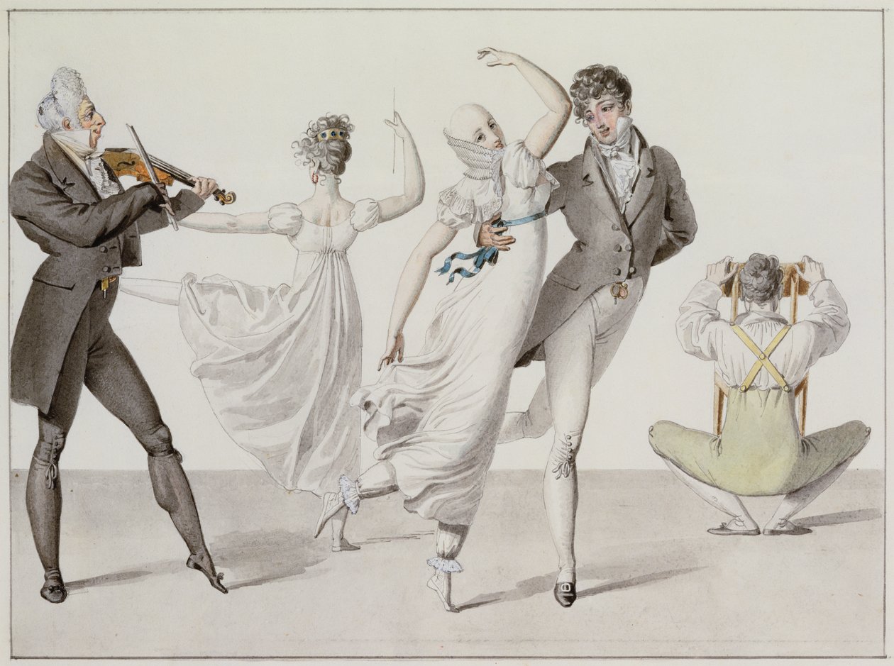 Ilustración de "Le Bon Genre", c.1810 de French School