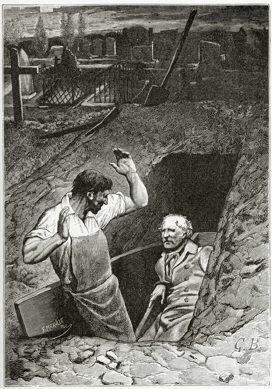 Ilustración de Los Miserables de French School