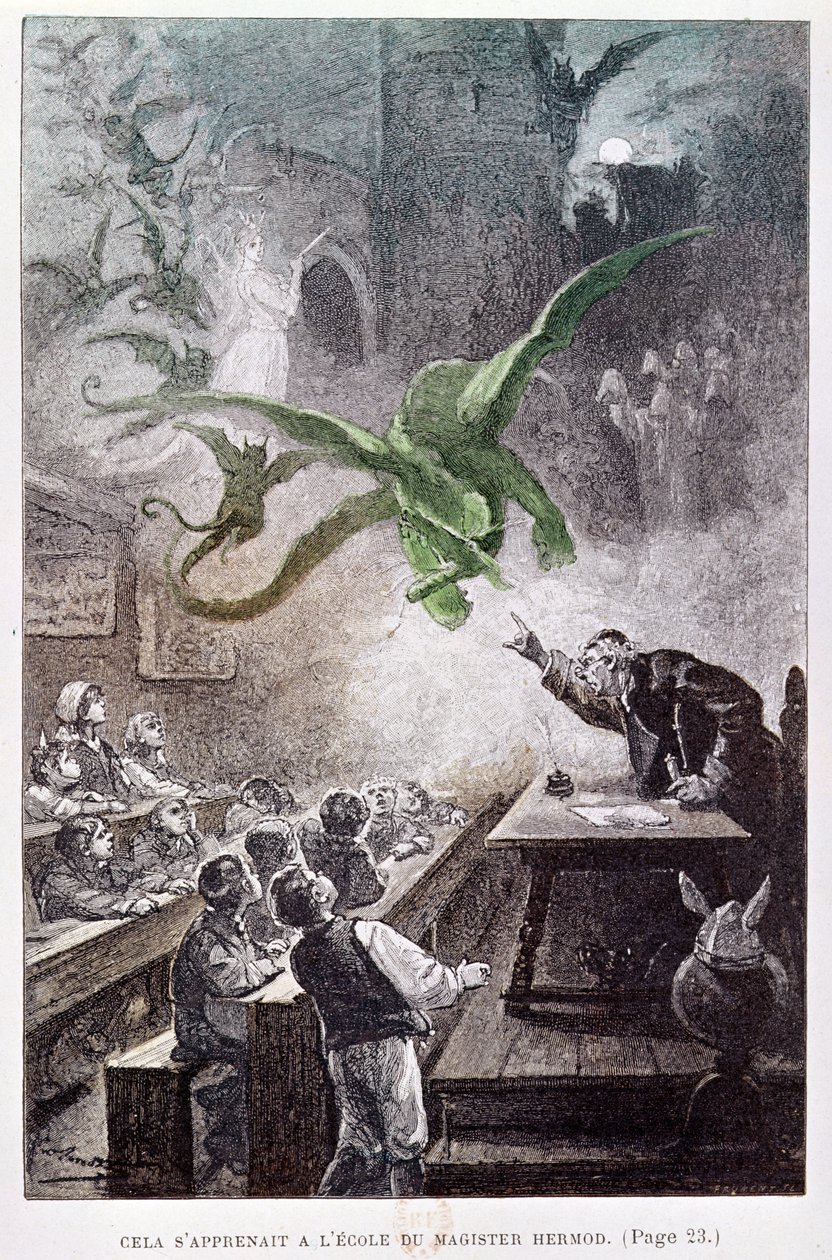 Ilustración de El Castillo de los Cárpatos por Jules Verne (1828-1905) 1892 de French School