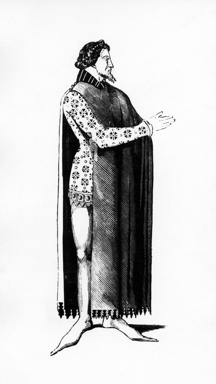 Ilustración tomada de Histoire du costume en France depuis les 18e siècle por Jules Etienne Joseph Quicherat, 1877 de French School