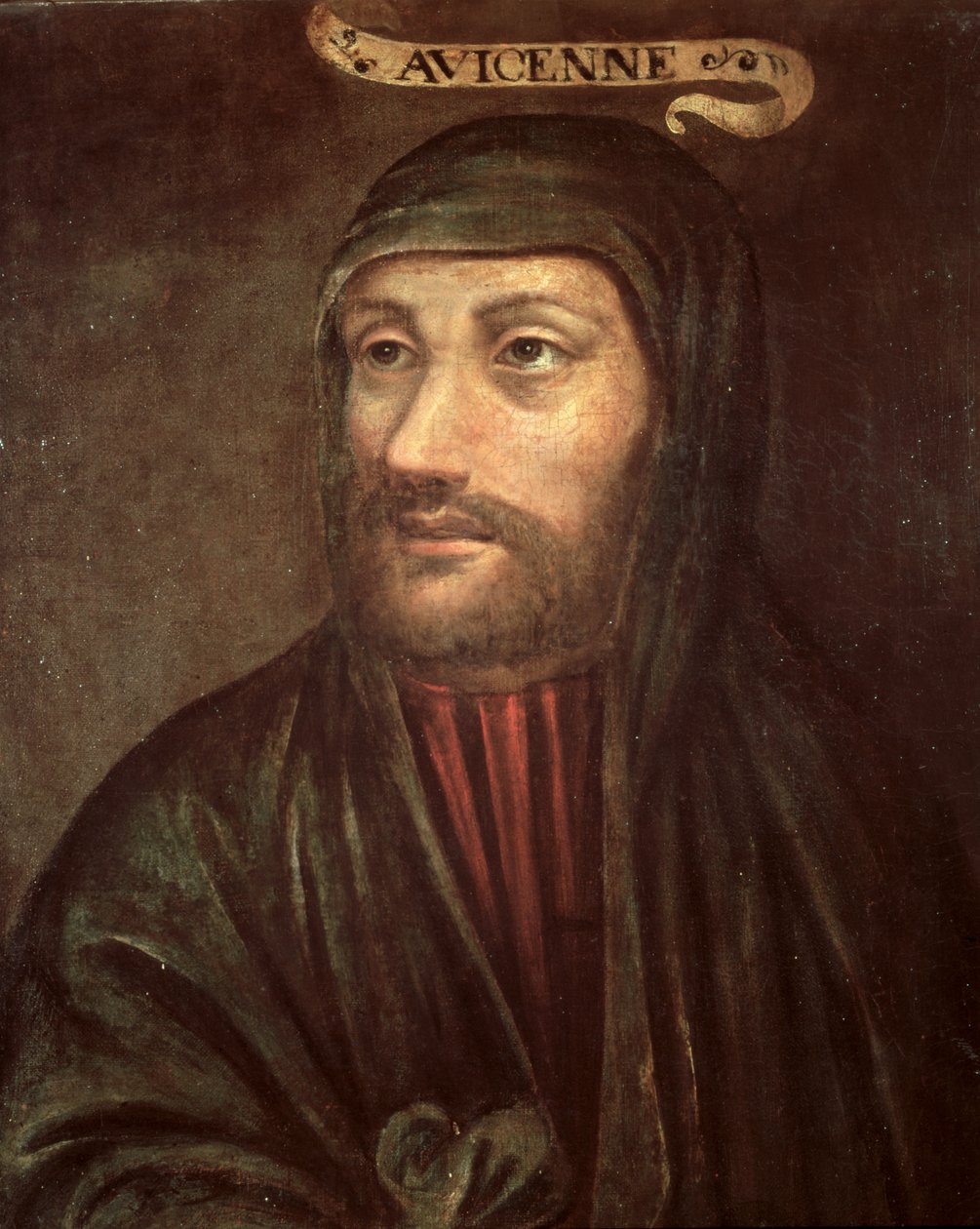 Retrato imaginario de Avicena (Ibn Sina) (c.992-1037) de French School