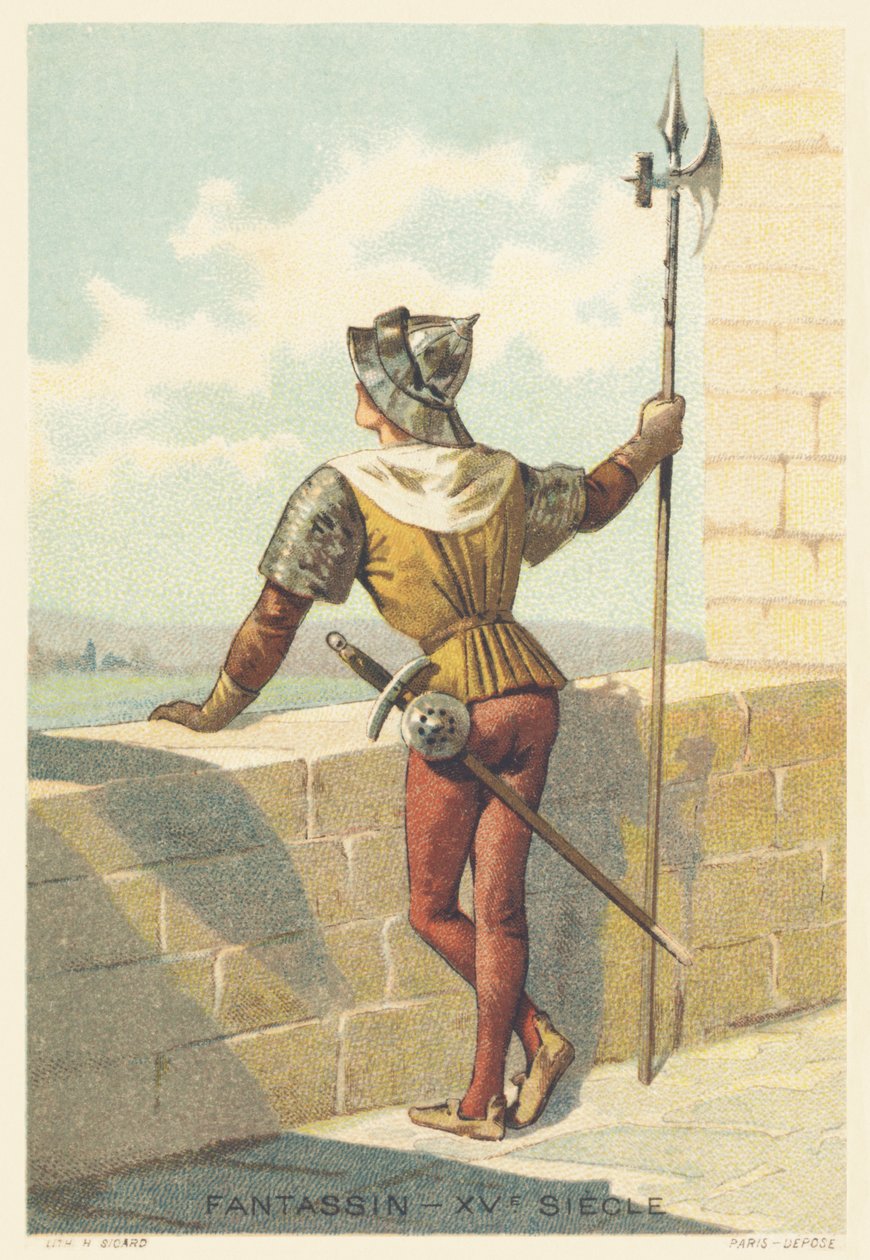 Infantería en el siglo XV de French School