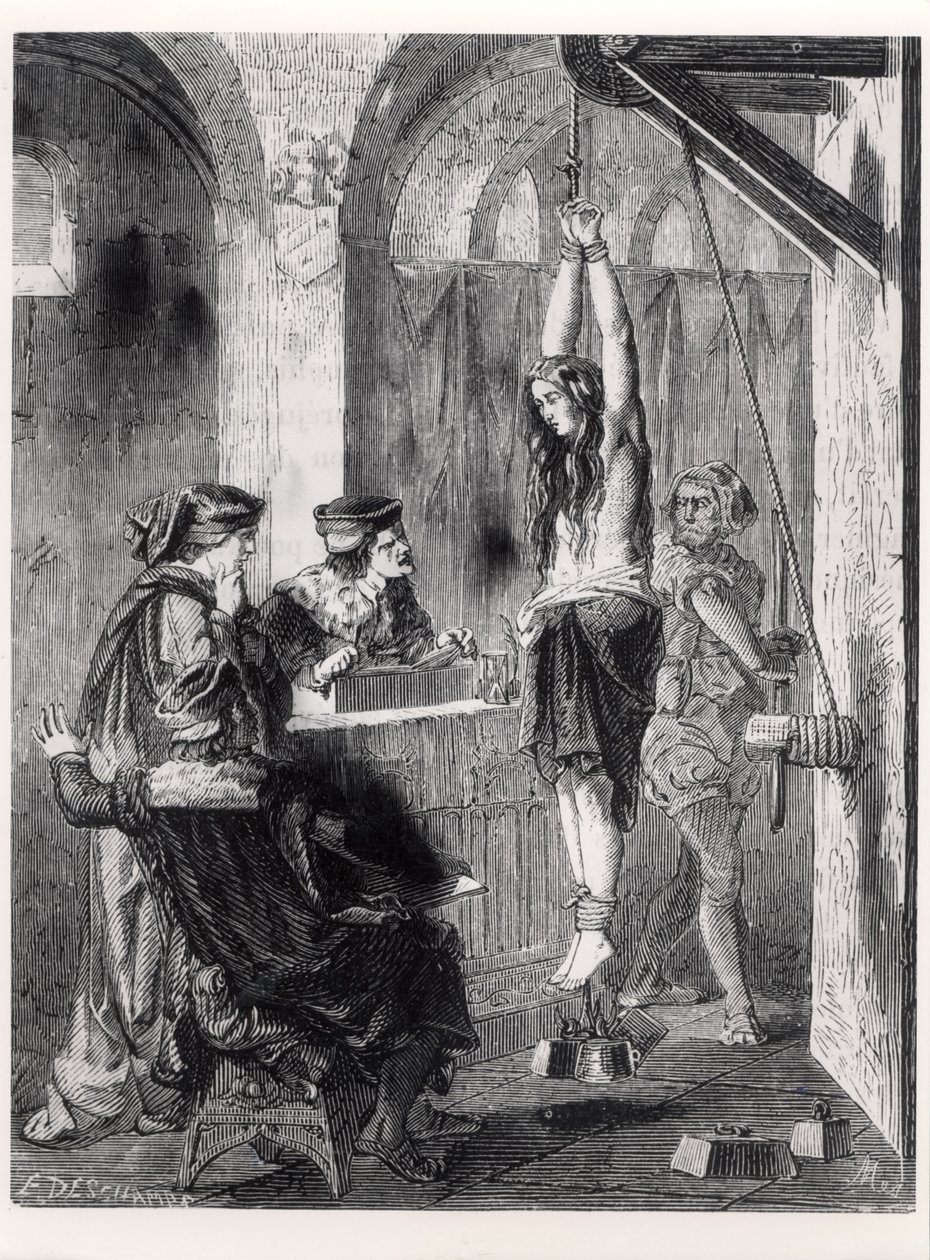 Inquisición de una bruja de French School
