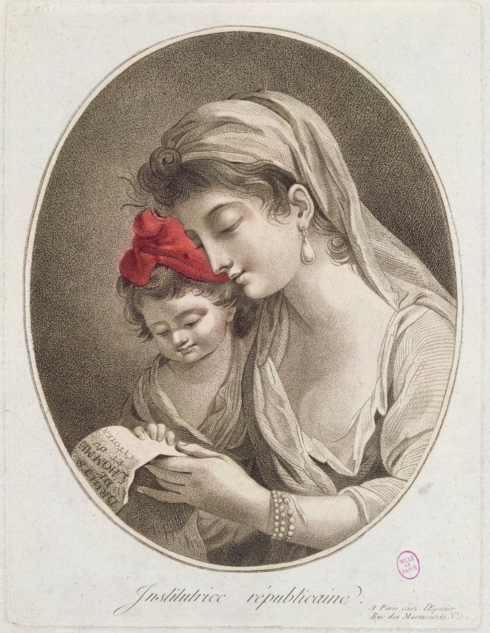 Institutrice Republicaine. c.1789 de French School