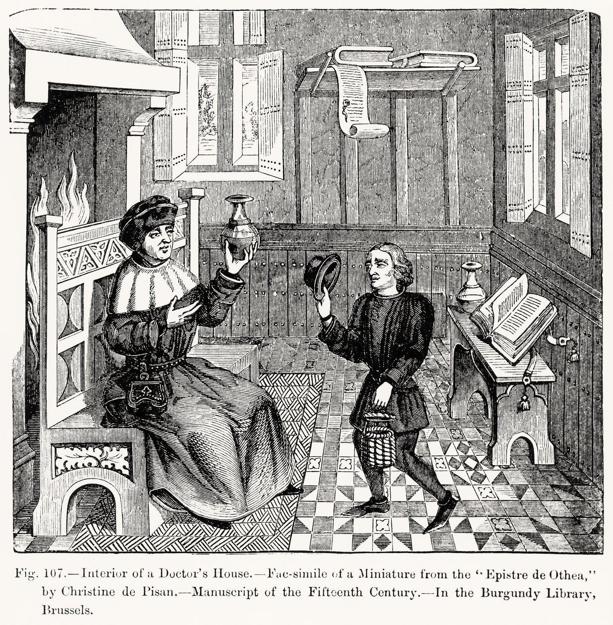 Interior de la casa de un médico, de Epistre d