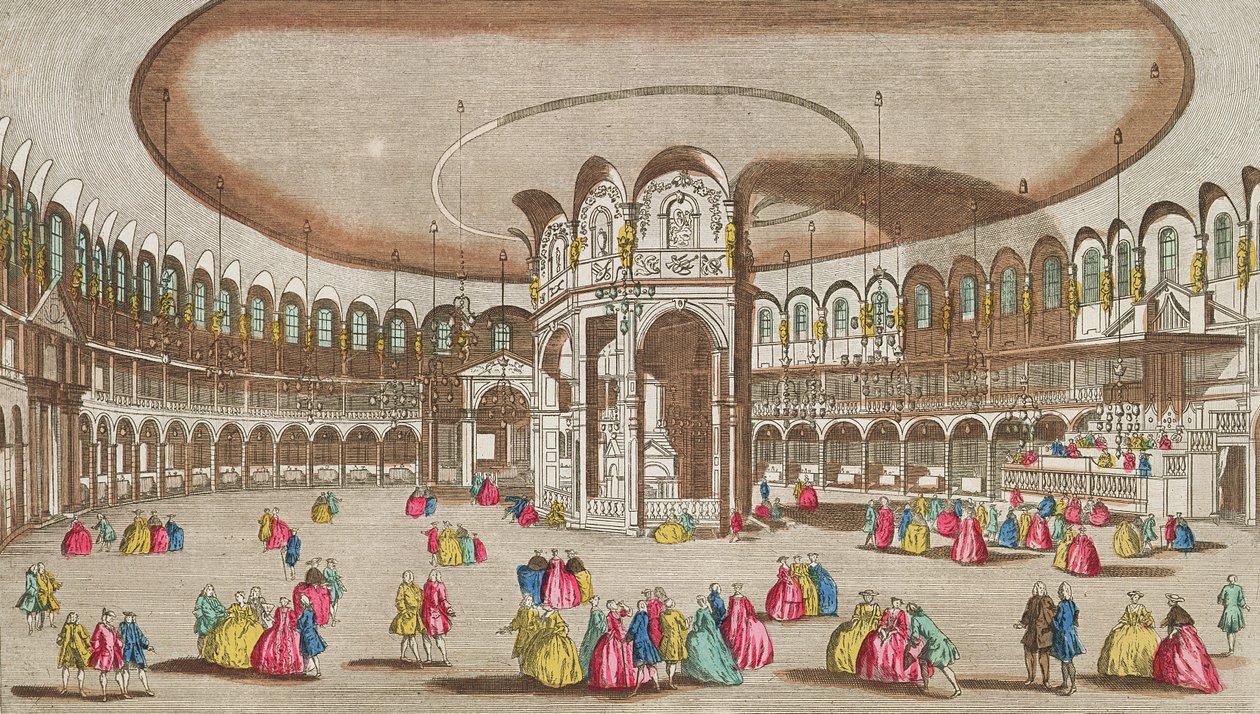 Interior de la Rotonda, Casa Ranelagh, Londres de French School