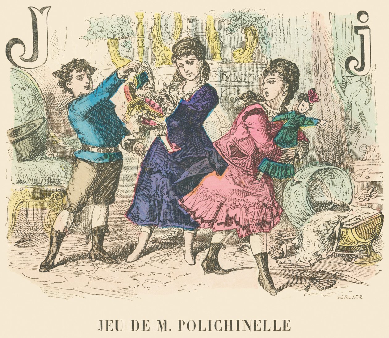 J: Juego de M Polichinela de French School
