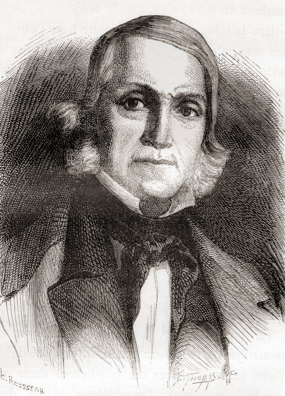 Jean-François Sudre, de Les Merveilles de la Science, publicado c.1870 (grabado) de French School