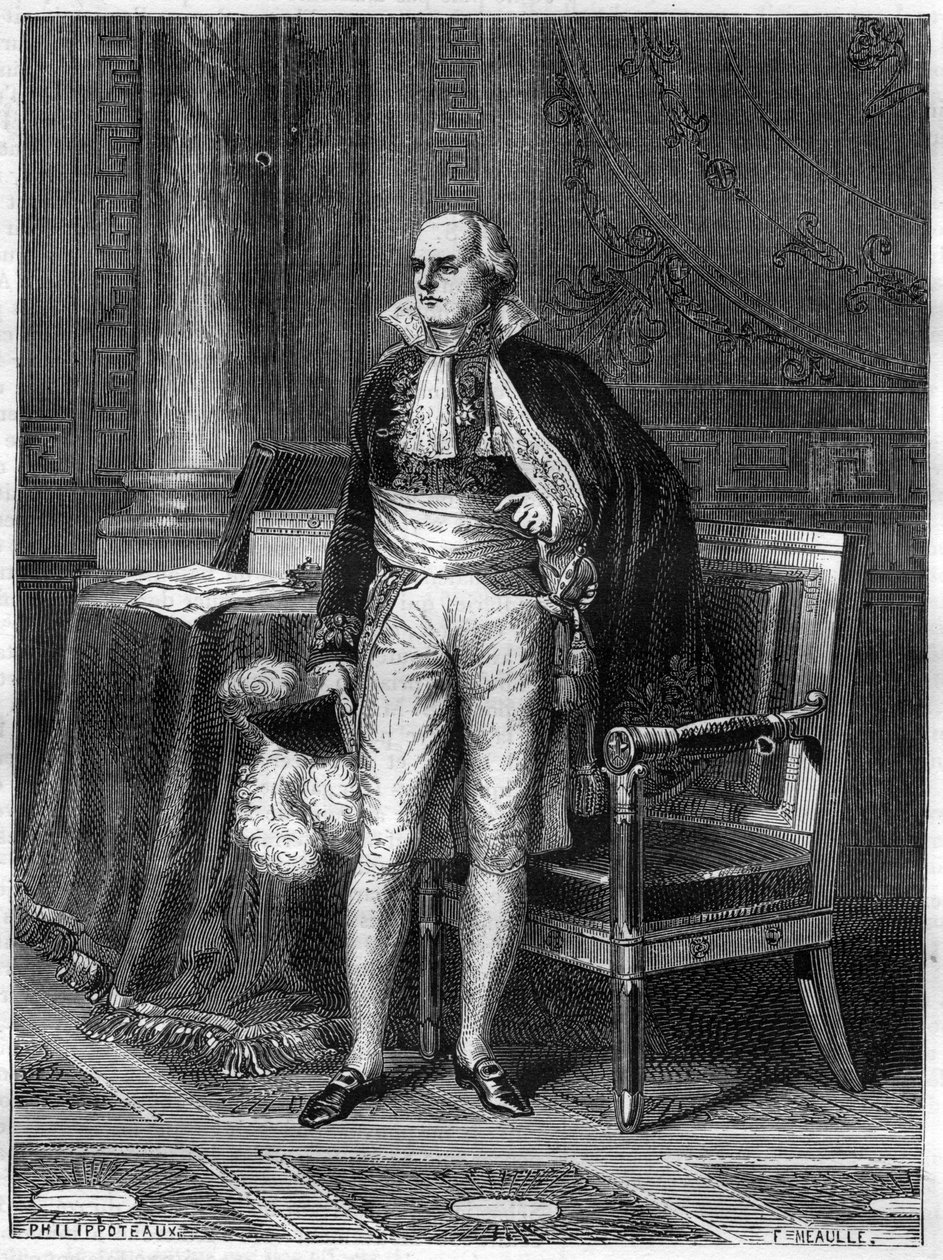 Jean Baptiste de Nompere de Champagny (1756-1834) Duque de Cadore - político francés - en “Histoire de l