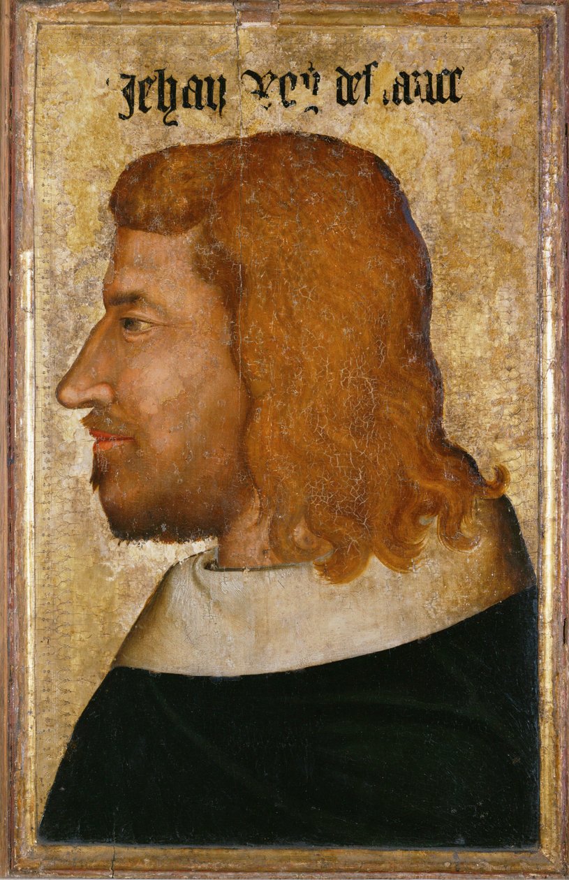 Jean II le Bon, rey de Francia, hijo de Felipe VI de Valois ... de French School