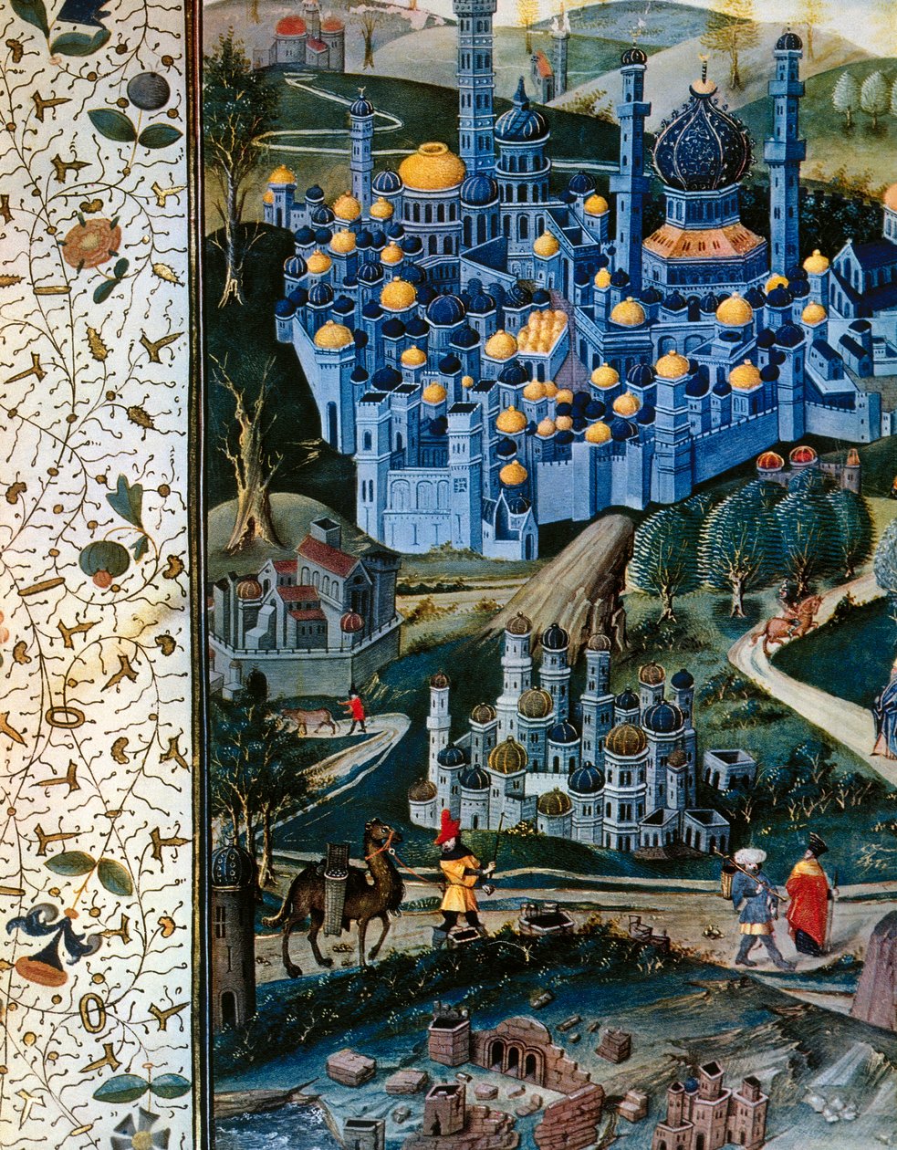 Jerusalén en el siglo XIV de French School