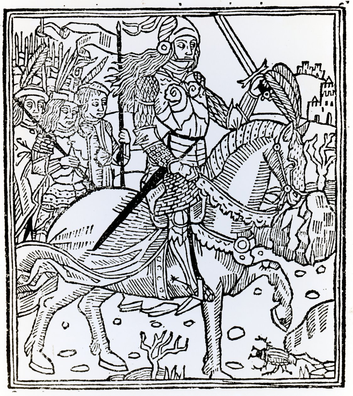 Juana de Arco, de La Mer des Histoires, 1491 de French School
