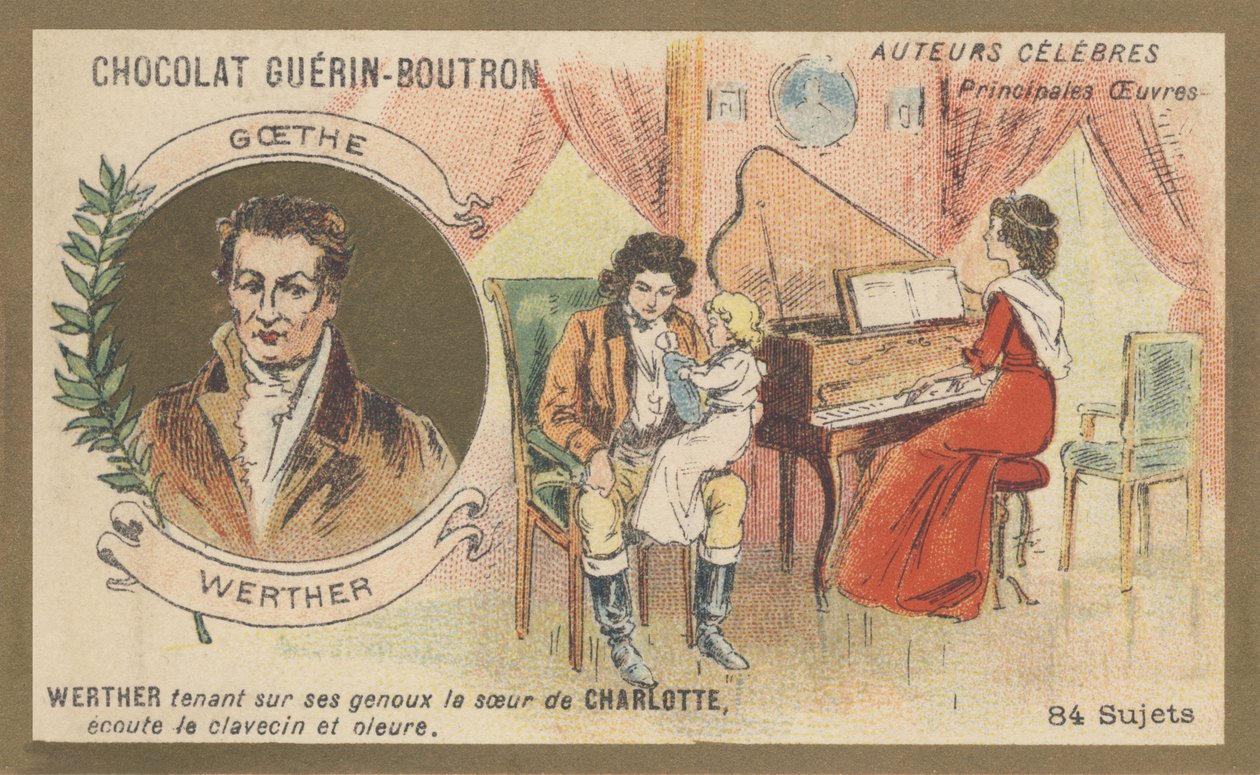 Johann Wolfgang (von) Goethe (1749-1832), novelista, dramaturgo, poeta, teórico del arte y estadista alemán, autor de “Las desventuras del joven Werther”, novela epistolar (1774) de French School