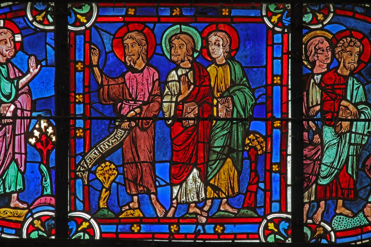Juan Bautista con Cristo de French School