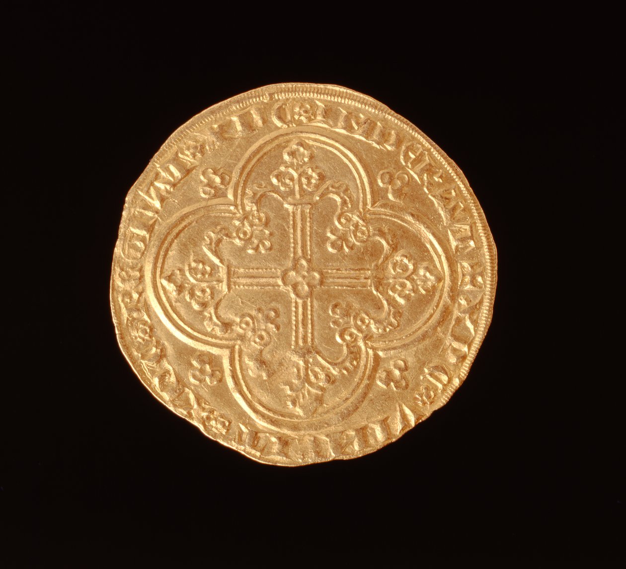 Juan II El Bueno (1319-64) Rey de Francia, Franc a Cheval, 1350-64 (reverso) de French School