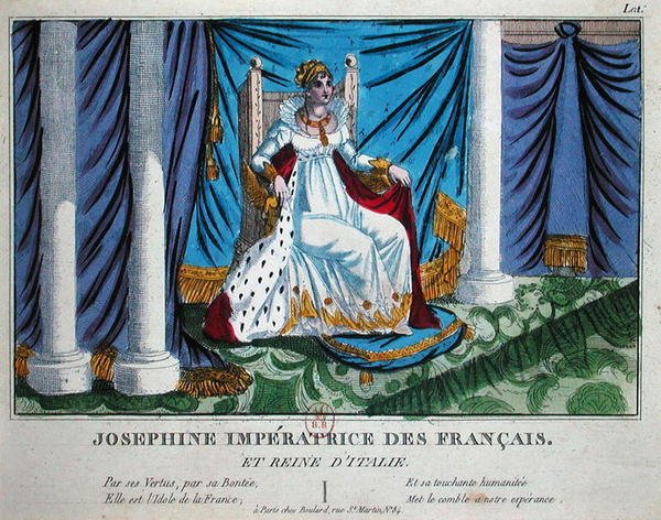 Josephine (1763-1814) Emperatriz de los franceses y Reina de Italia de French School