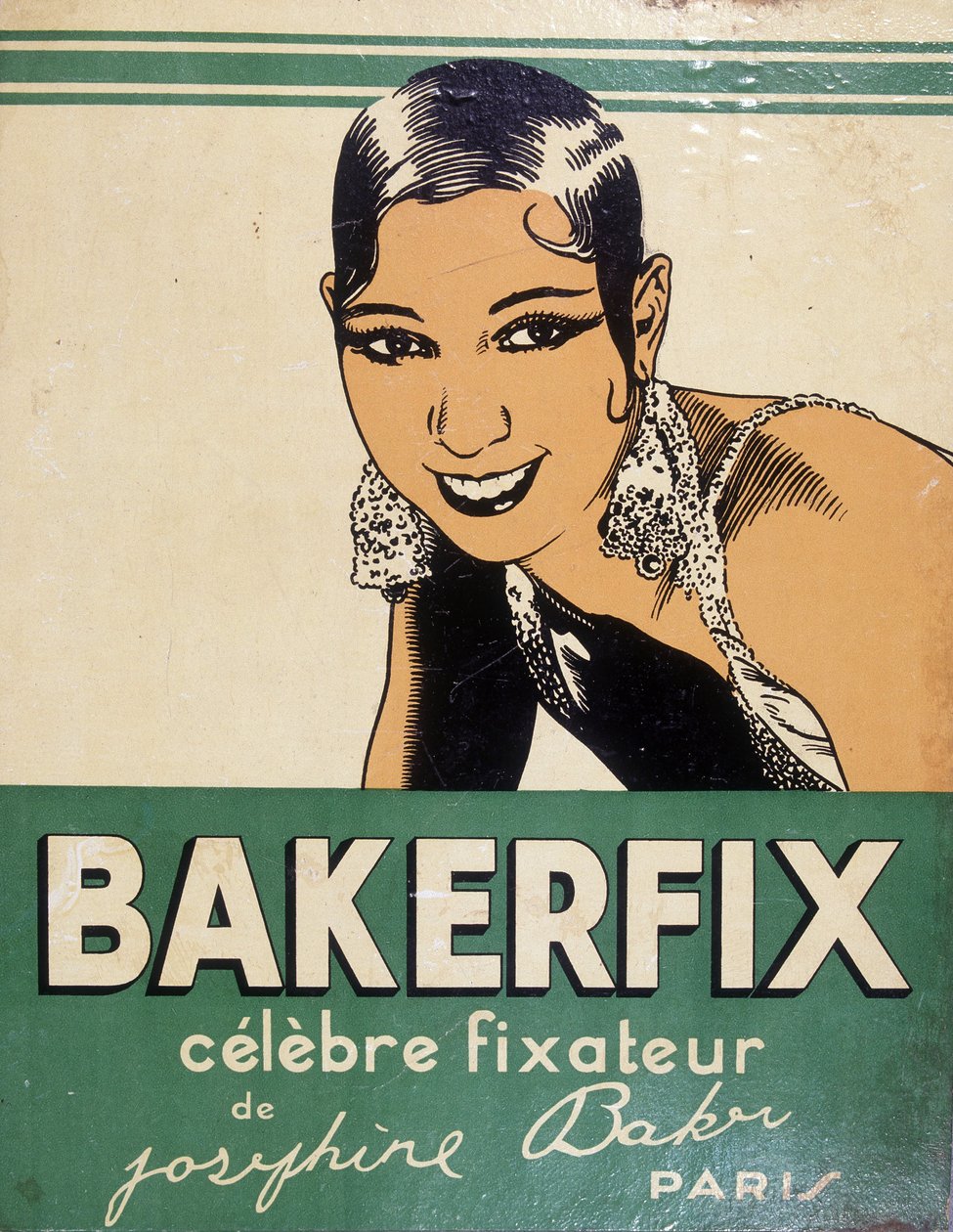 Josephine Baker - publicidad para Bakerfix: 