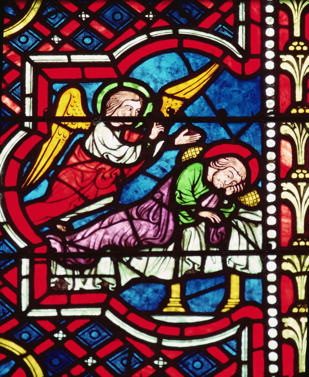 El sueño de José, siglo XIII de French School