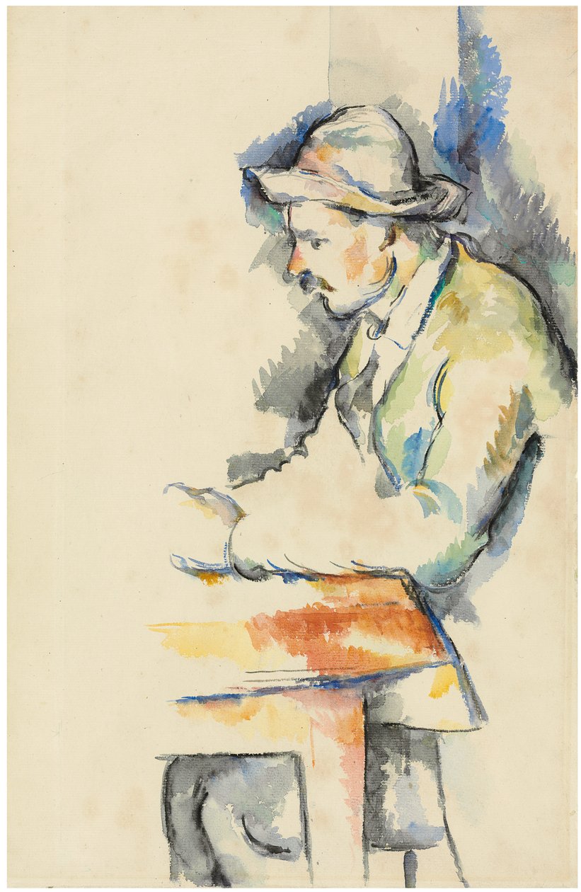 Jugador de Cartas, c.1896 de French School