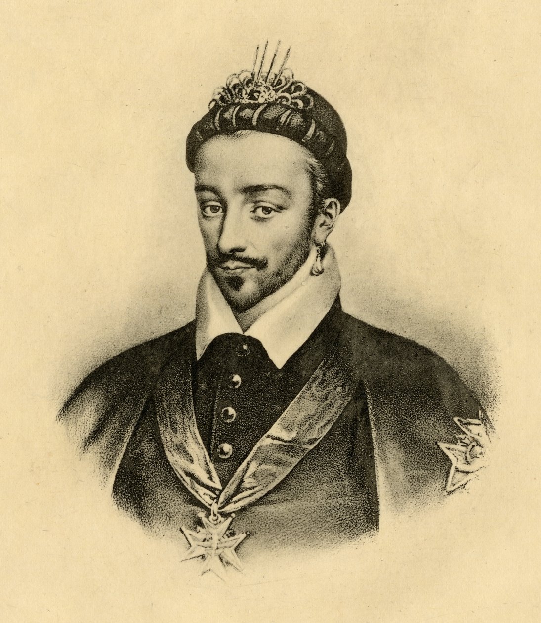 Rey Enrique III (1551-89) de Francia de French School