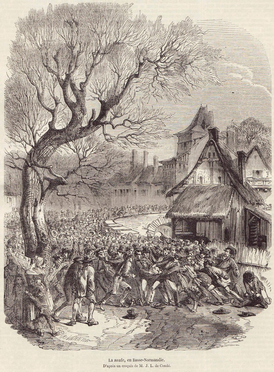 La Soule, en Baja Normandía, pub. 28 de febrero de 1852 de French School