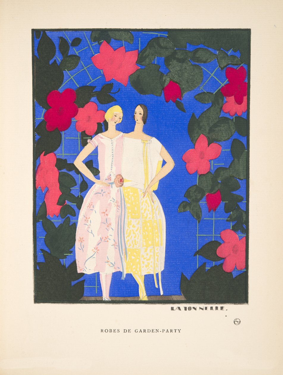 La Tonnelle, de una colección de planchas de moda de French School