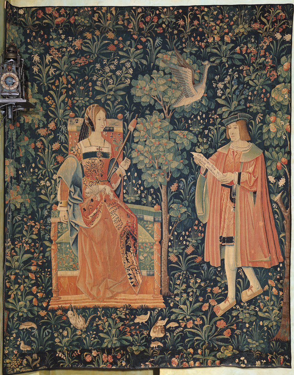 La Vida Señorial: Lectura, Taller del Loira, c.1500 de French School