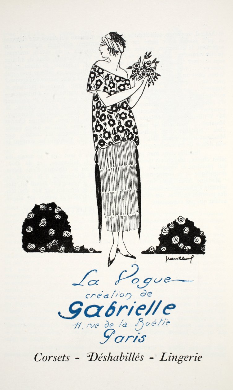 La Vogue creación de Gabrielle de French School