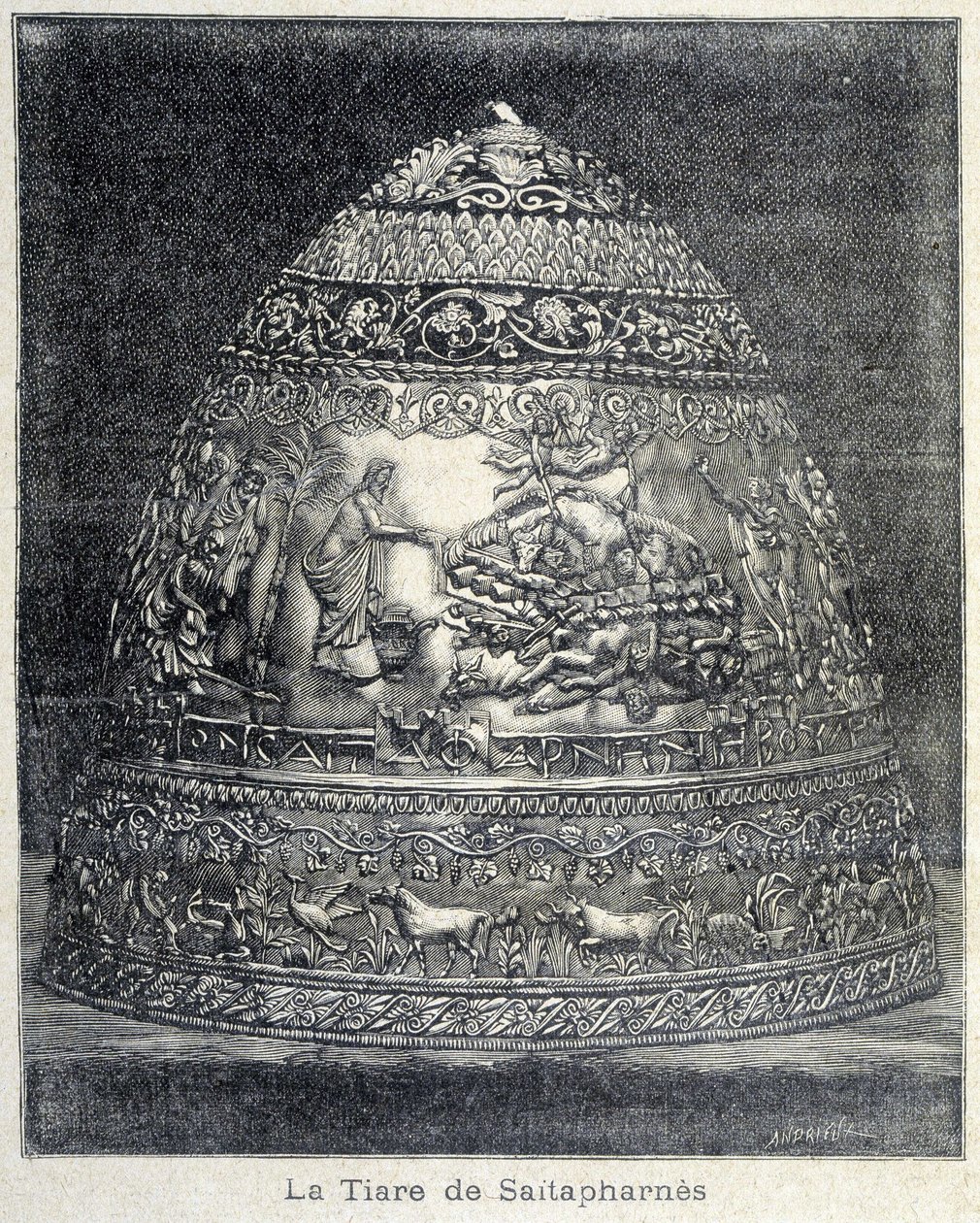 La tiara de Saitapharnès - en “Le Peute Parisien” de French School