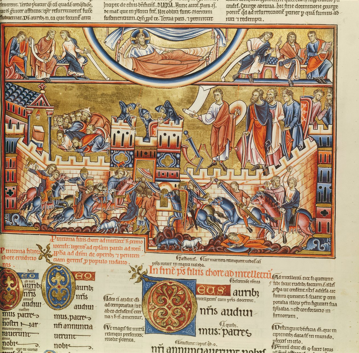 Asedio a una ciudad, de la Hebraica Romana Gallica de French School