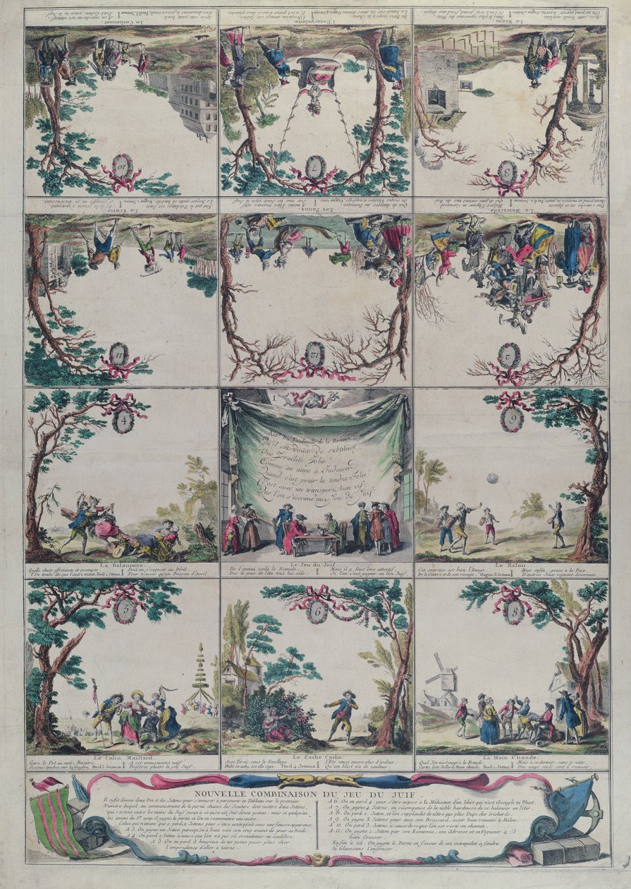 Le Jeu du Juif de French School