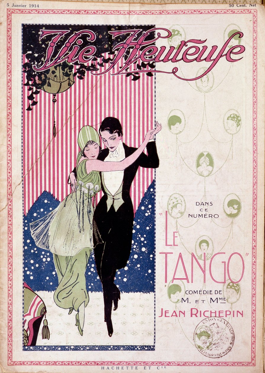 Le Tango, comedia de los Sres. Jean Richepin - en "Happy Life" del 05/01/1914 de French School