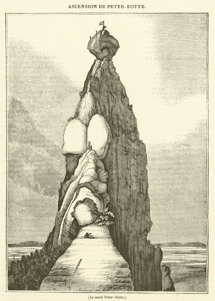 Monte Peter-Botte (grabado) de French School